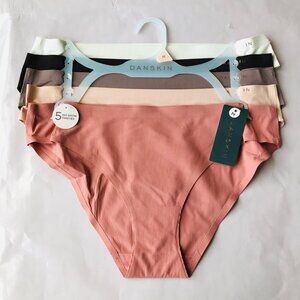 Danskin Intimates No Show   Panties  5 set  Size : M